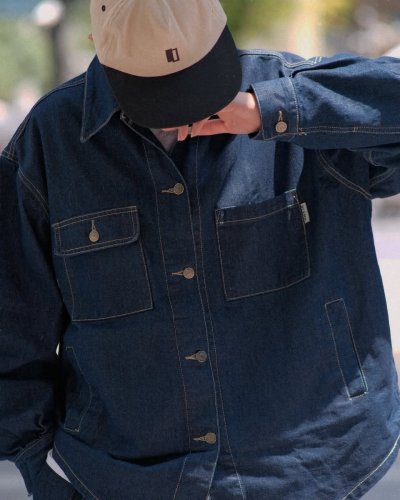 WIDE DENIM JACKET BCKMN STUDIO