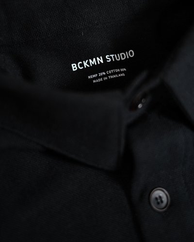 OVERSIZE HEMP POLO BCKMN STUDIO