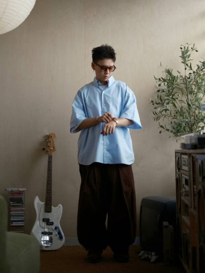 WIDE OXFORD SHIRT TIMBER LAYERS