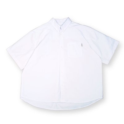 Wide Oxford Shirt Short Sleeve BCKMN STUDIO