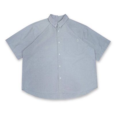 Wide Oxford Shirt Short Sleeve BCKMN STUDIO