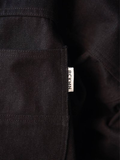 Wide Denim Crop Jacket 13oz. BCKMN STUDIO