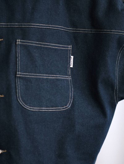 Wide Denim Crop Jacket 13oz. BCKMN STUDIO