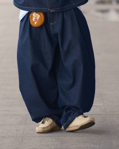 Wide Balloon Jeans 13oz. BCKMN STUDIO