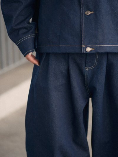 Wide Balloon Jeans 13oz. BCKMN STUDIO