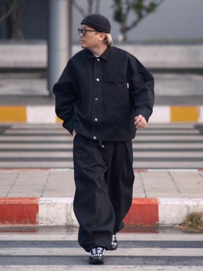 Wide Denim Balloon Set 13oz.