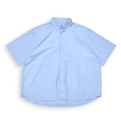 Wide Oxford Shirt Short Sleeve New Colors BCKMN STUDIO
