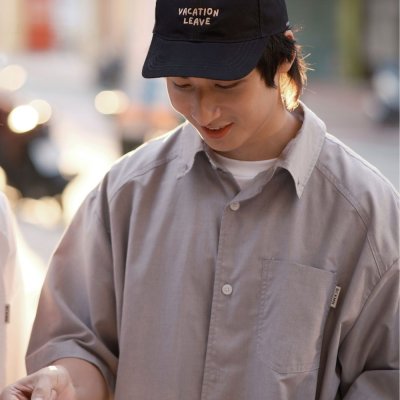 Wide Oxford Shirt Short Sleeve BCKMN STUDIO