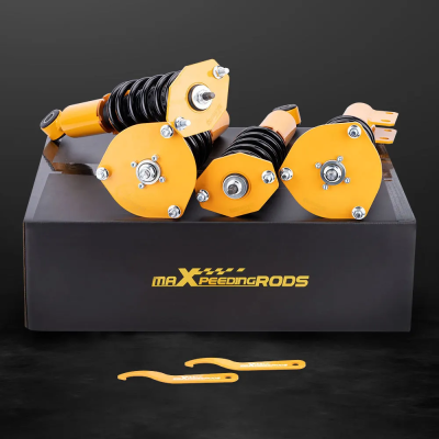 maXpeedingrods Coilovers สำหรับมิตซูบิชิ Mitsubishi 3000GT FWD 3.0L 1991-1999 พอดี Dodge Stealth 1991-1996