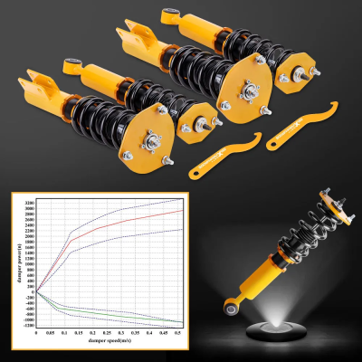 maXpeedingrods Coilovers สำหรับมิตซูบิชิ Mitsubishi 3000GT FWD 3.0L 1991-1999 พอดี Dodge Stealth 1991-1996