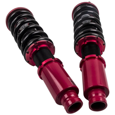 maXpeedingrods โช๊ค คอยล์โอเวอร์ ปรับ 24 ระดับ สำหรับ ฮอนด้า 1996 - 2001 ซีอาร์วี อุปกรณ์ปรับให้ลดระดับลง ระบบกันสะเทือน ตัวปรับสลักเกลียว