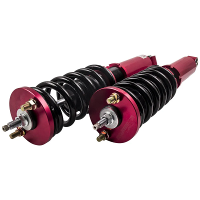 maXpeedingrods โช๊ค คอยล์โอเวอร์ ปรับ 24 ระดับ สำหรับ ฮอนด้า 1996 - 2001 ซีอาร์วี อุปกรณ์ปรับให้ลดระดับลง ระบบกันสะเทือน ตัวปรับสลักเกลียว
