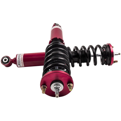 maXpeedingrods โช๊ค คอยล์โอเวอร์ ปรับ 24 ระดับ สำหรับ ฮอนด้า 1996 - 2001 ซีอาร์วี อุปกรณ์ปรับให้ลดระดับลง ระบบกันสะเทือน ตัวปรับสลักเกลียว