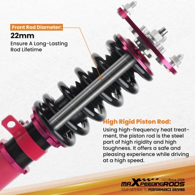 โช๊คสตรัทปรับเกลียว Toyota Celica 2000-2006 GT GTS ZZT230 ZZT231 ปรับความสูง ชุดคอยล์โอเวอร์ครบชุด ชุดโช๊คโหลดเตี้ย แต่งซิ่ง