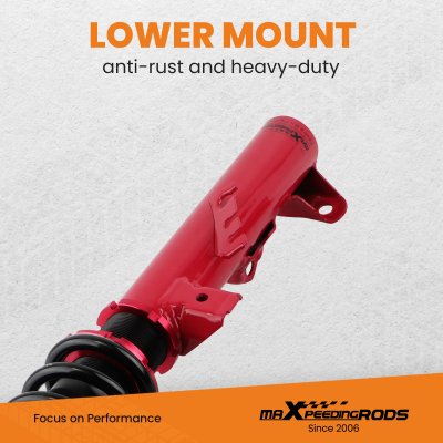 โช๊คสตรัทปรับเกลียว Coilovers 24 ระดับ สำหรับ BMW 3 Series E36 M3 1991-1999 318is 323i 325ic 328i ชุดโหลดแต่งรถ