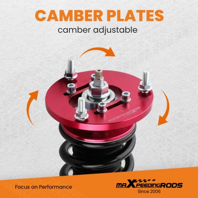 โช๊คสตรัทปรับเกลียว Coilovers 24 ระดับ สำหรับ BMW 3 Series E36 M3 1991-1999 318is 323i 325ic 328i ชุดโหลดแต่งรถ