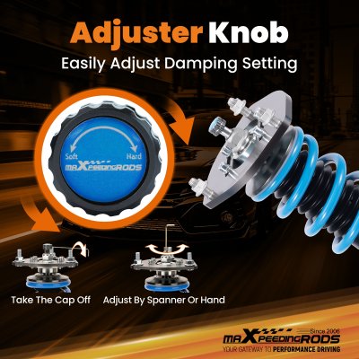 ชุดสตรัทปรับเกลียว T6 สำหรับ Toyota Camry/ Avalon /Lexus ES350 / ปรับสูงต่ำและความหนืดได้ (ไม่รองรับไฮบริด) 2007-2011