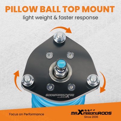 โช๊คสตรัทปรับเกลียว T6 ปรับได้ 24 ระดับ สำหรับ Honda Civic ปี 2001-2005 โช๊คสปริงโหลด ช่วงล่างปรับเกลียว