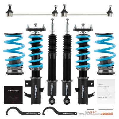 ชุดคอยล์โอเวอร์ (Coilover) โช๊คสตรัท ปรับระดับได้ สำหรับ Honda Civic / Acura ILX (รุ่นอเมริกา) ระบบช่วงล่างปรับโหลดได้ 2012-2015