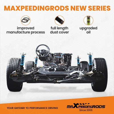 โช๊คสตรัทปรับเกลียว สำหรับ Honda CRV 2007-2011  ปรับหนืดได้ 24 ระดับ MaXpeedingrods COT6 Damper Coilover