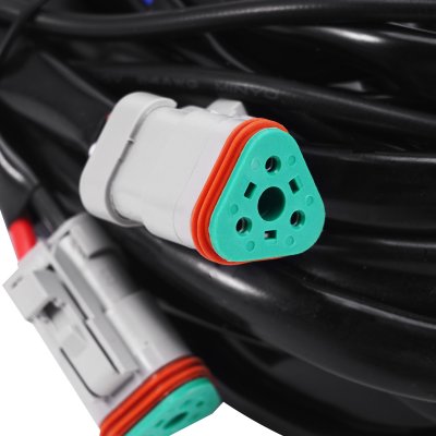 ไฟสปอตไลท์เสริม LED ทรงกลม 7 นิ้ว 250W คู่ | ไฟหลักสีขาว + DRL + RGB | IP68 ลำแสงสปอต + ด้านข้าง | MaXpeedingrods