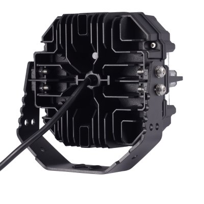 ไฟสปอตไลท์เสริม LED ทรงสี่เหลี่ยม 7 นิ้ว 250W คู่ | ไฟหลักสีขาว + DRL + RGB | IP68 ลำแสงสปอต + ด้านข้าง | MaXpeedingrods