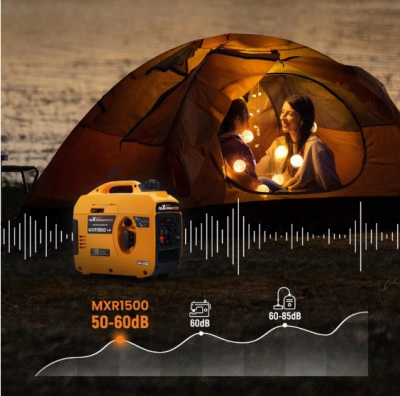 maXpeedingrods 1200 วัตต์ เครื่องปั่นไฟ Outdoor Camping เครื่ององกําเนิดไฟฟ้า กำลังไฟ 1.2 KW Generator Motorhome Caravan