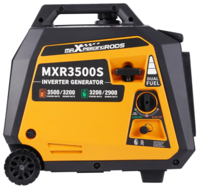 maXpeedingrods เครื่องปั่นไฟ Generator เครื่องกำเนิดไฟฟ้า LPG/เบนซิน 3500W เครื่องกำเนิดไฟฟ้าก๊าซดิจิทัลแบบเงียบ น้ำหนักเบา เป็นเครื่องกำเนิดไฟฟ้าสำรอง