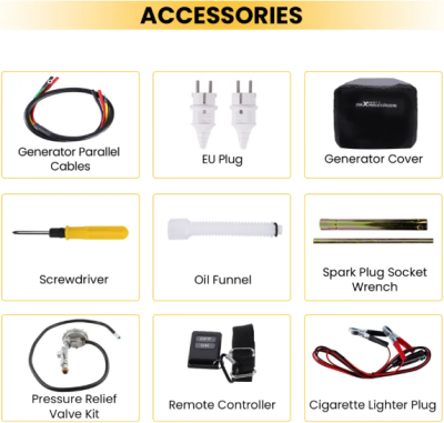 maXpeedingrods เครื่องปั่นไฟ Generator เครื่องกำเนิดไฟฟ้า LPG/เบนซิน 3500W เครื่องกำเนิดไฟฟ้าก๊าซดิจิทัลแบบเงียบ น้ำหนักเบา เป็นเครื่องกำเนิดไฟฟ้าสำรอง