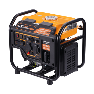 maXpeedingrods เครื่องปั่นไฟ 3200 วัตต์ 3200-Watt เครื่องกำเนิดไฟ Outdoor Camping อินเวอร์เตอร์ เครื่องยนต์ 145cc 4 จังหวะ OHV Quiet Digital Generator 3.2KW Motorhome