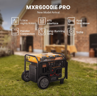 maXpeedingrods 5500W เครื่องกําเนิดไฟฟ้า 312cc 4-Stroke เครื่องยนต์ OHV แหล่งจ่ายไฟกลางแจ้ง Camping Inverter เครื่องกําเนิดไฟฟ้า