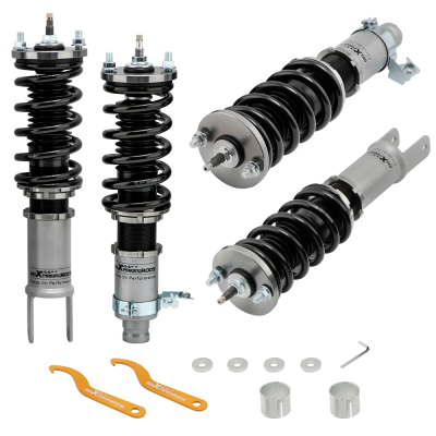 maXpeedingrods สำหรับ HONDA CIVIC Gen3 88-91  Coilovers ชุดโช๊คอัพ ปรับได้ 24 ระดับ