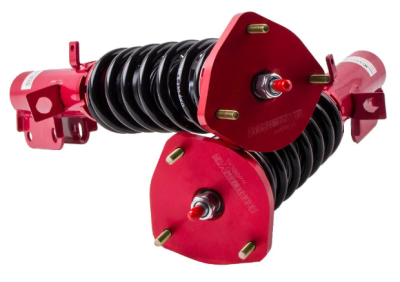 maXpeedingrods ชุดสตรัทปรับเกลียว ระบบ ซับเพนชั่น สำหรับรถยนต์ Toyota Corolla E90 E100 E110 Levint AE92 AE101 AE111ชุดสตรัทปรับเกลียว สีแดง