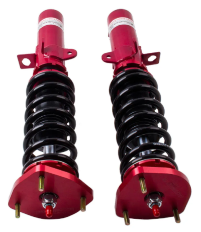 maXpeedingrods ชุดสตรัทปรับเกลียว ระบบ ซับเพนชั่น สำหรับรถยนต์ Toyota Corolla E90 E100 E110 Levint AE92 AE101 AE111ชุดสตรัทปรับเกลียว สีแดง