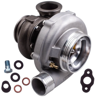 maXpeedingrods เทอร์โบ GT3076 GT30 .82 A / R แผ่นปิดป้องกันไฟกระชาก V-Band เทอร์โบชาร์จเจอสูงถึง 690 แรงม้า