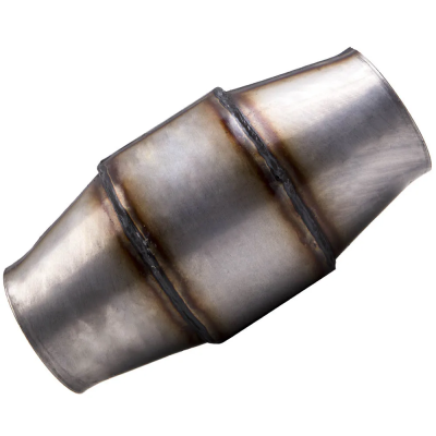 maXpeedingrods 4inch IN/OUT T409 แคตตาไลติก สแตนเลส ท่อกรองไอเสีย ขนาด 4 นิ้ว 410300 Spun Body พอดีโดยตรง ประสิทธิภาพสูง