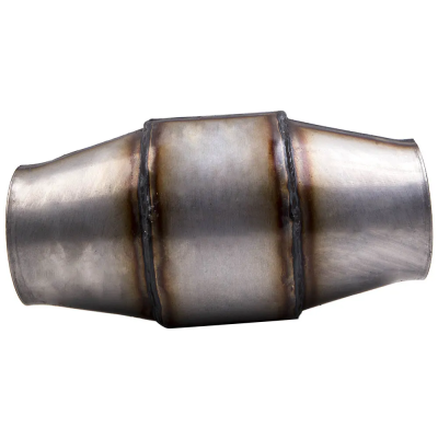 maXpeedingrods 4inch IN/OUT T409 แคตตาไลติก สแตนเลส ท่อกรองไอเสีย ขนาด 4 นิ้ว 410300 Spun Body พอดีโดยตรง ประสิทธิภาพสูง