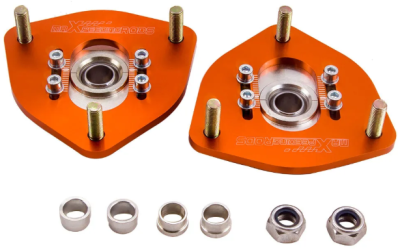 maXpeedingrods  แคมเบอร์ สำหรับ นิสสันสีทอง S13 S14 S15 200SX 240SX ท็อปเม้าท์ด้านหน้าแบบพิลโลว์บอล ที่วางแคมเบอร์