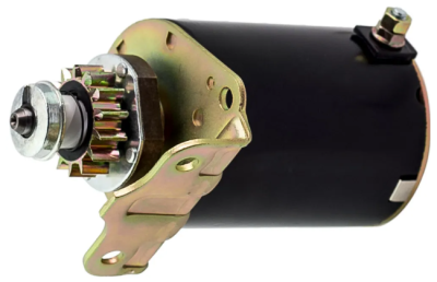 maXpeedingrods มอเตอร์สตาร์ท เฮฟวี่ ดิวตี้ เวอร์ชั่น เครื่องยนต์ตัดหญ้า สำหรับ Briggs and Stratton Engines 693551 with 14 Tooth Gear Replaces 12 Volt