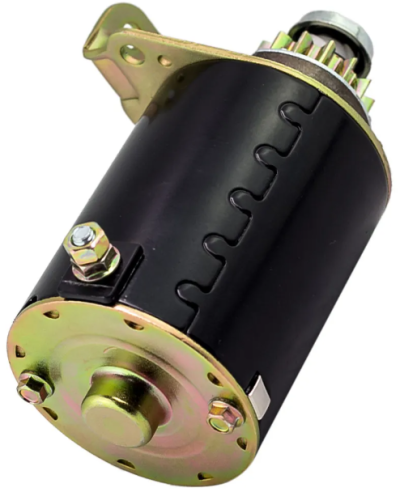 maXpeedingrods มอเตอร์สตาร์ท เฮฟวี่ ดิวตี้ เวอร์ชั่น เครื่องยนต์ตัดหญ้า สำหรับ Briggs and Stratton Engines 693551 with 14 Tooth Gear Replaces 12 Volt