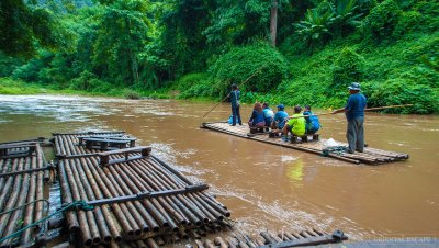 Elephant Safari & Bamboo Rafting