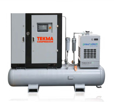 Twin Tank Screw Air Compressor