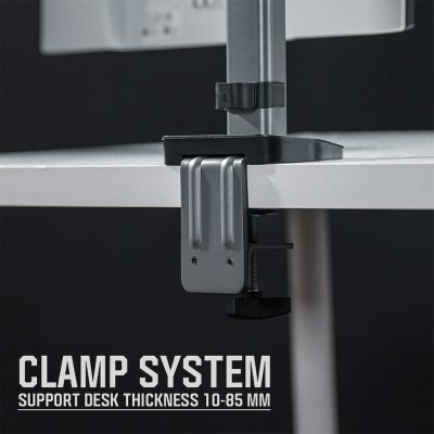 แขนจับจอมอนิเตอร์ ERGONOZ Monitor Arm EGN-CORE-S-G White