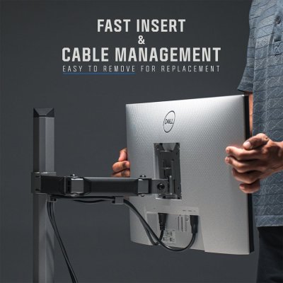 แขนจับจอมอนิเตอร์ ERGONOZ Monitor Arm EGN-CORE-S-G White