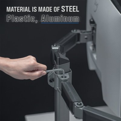 แขนจับจอมอนิเตอร์ ERGONOZ Monitor Arm EGN-CORE-S-G White