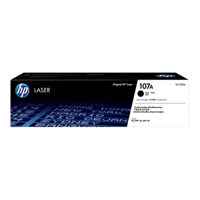 HP 107A Black Original Laser Toner Cartridge (W1107A)