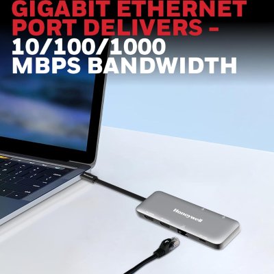 Honeywell Type C Docking Station with Dual HDMI - 6 in 1