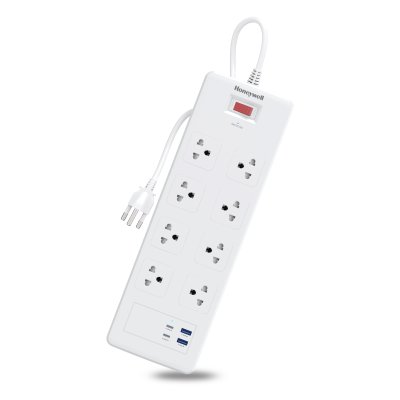 Honeywell 8 Outlet Surge Protector with 2 Type C & 2 USB