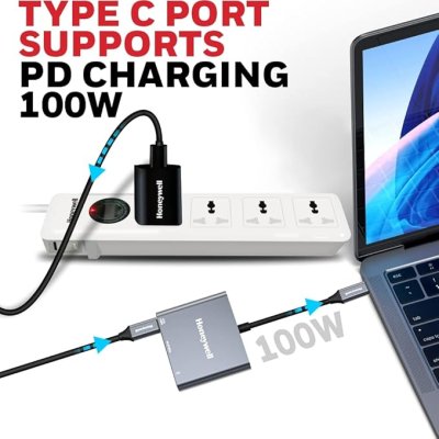 Honeywell High-Speed 3-in-1 Type C to HDMI HC000009/ADP/SLV