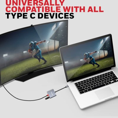 Honeywell High-Speed 3-in-1 Type C to HDMI HC000009/ADP/SLV